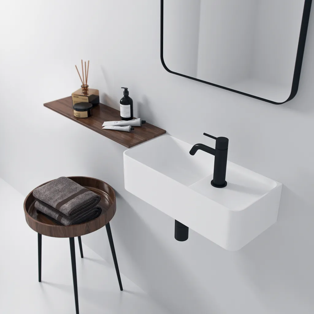 Coco 4L - 50x22,5 Spülbecken links, Mathvid SolidTec®