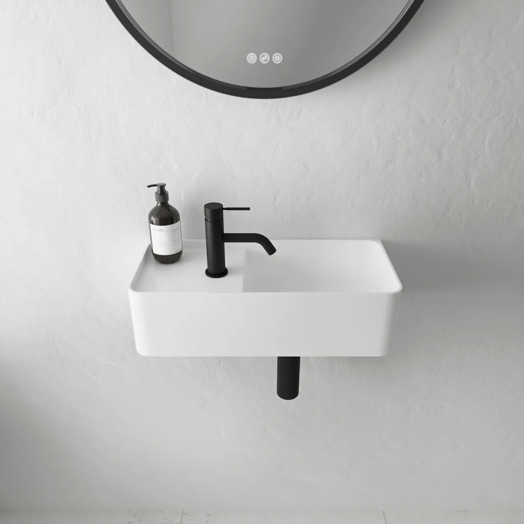 Coco 4R - Waschbecken 50x22,5 cm, Mathvid SolidTec®