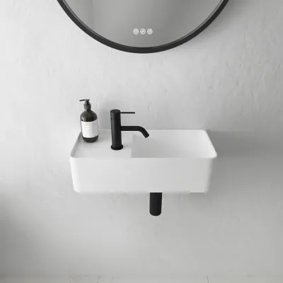 Coco 4R - Waschbecken 50x22,5 cm, Mathvid SolidTec®