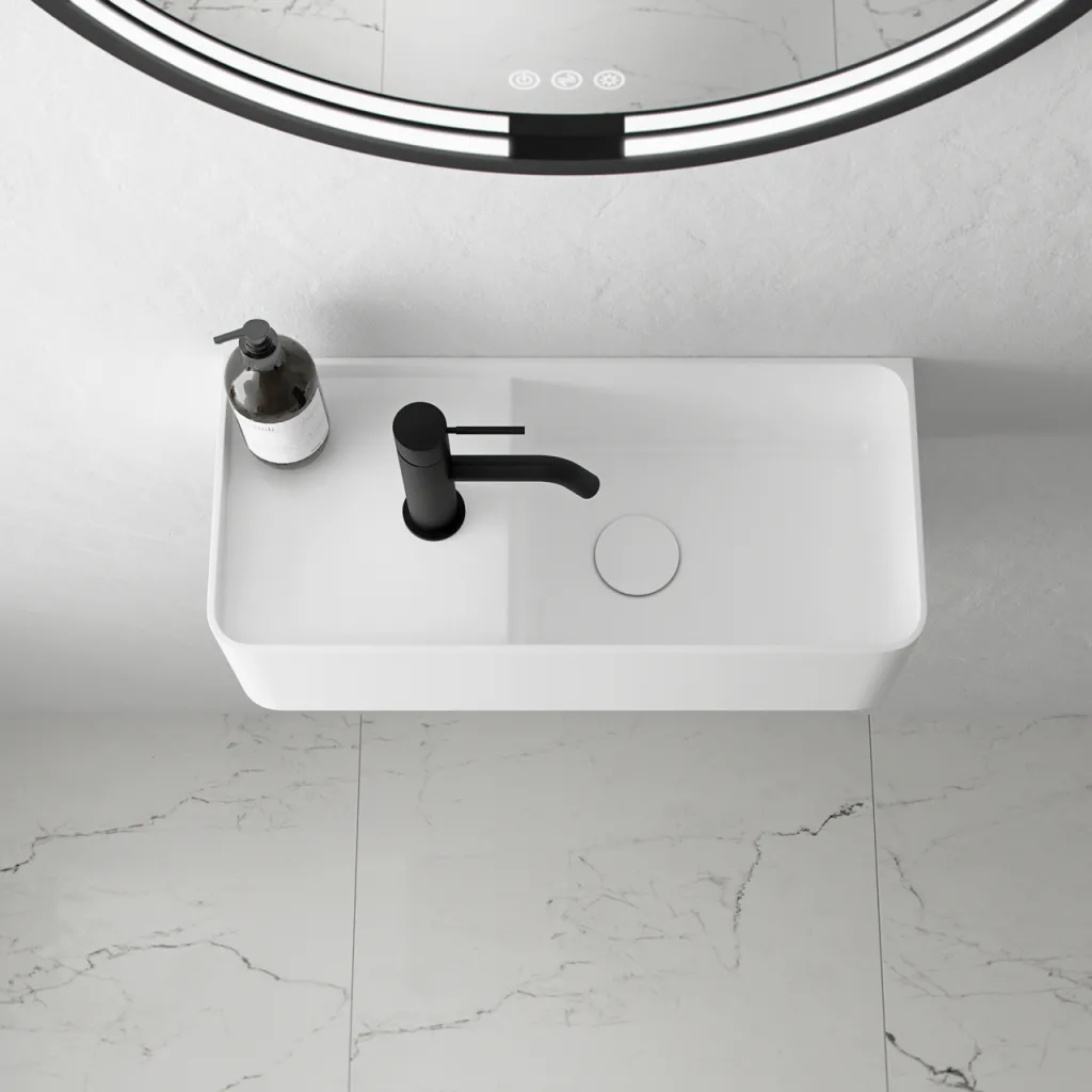 Coco 4R - Waschbecken 50x22,5 cm, Mathvid SolidTec®