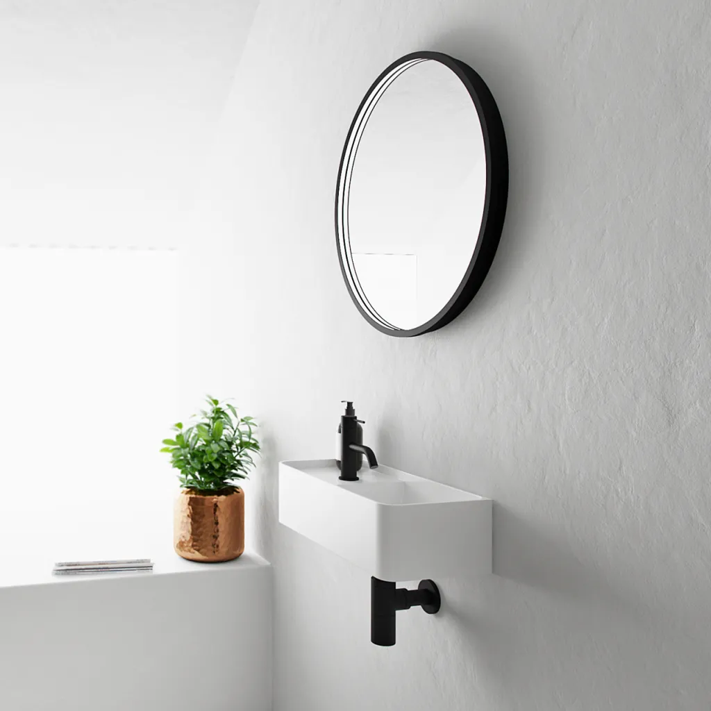 Coco 4R - Waschbecken 50x22,5 cm, Mathvid SolidTec®