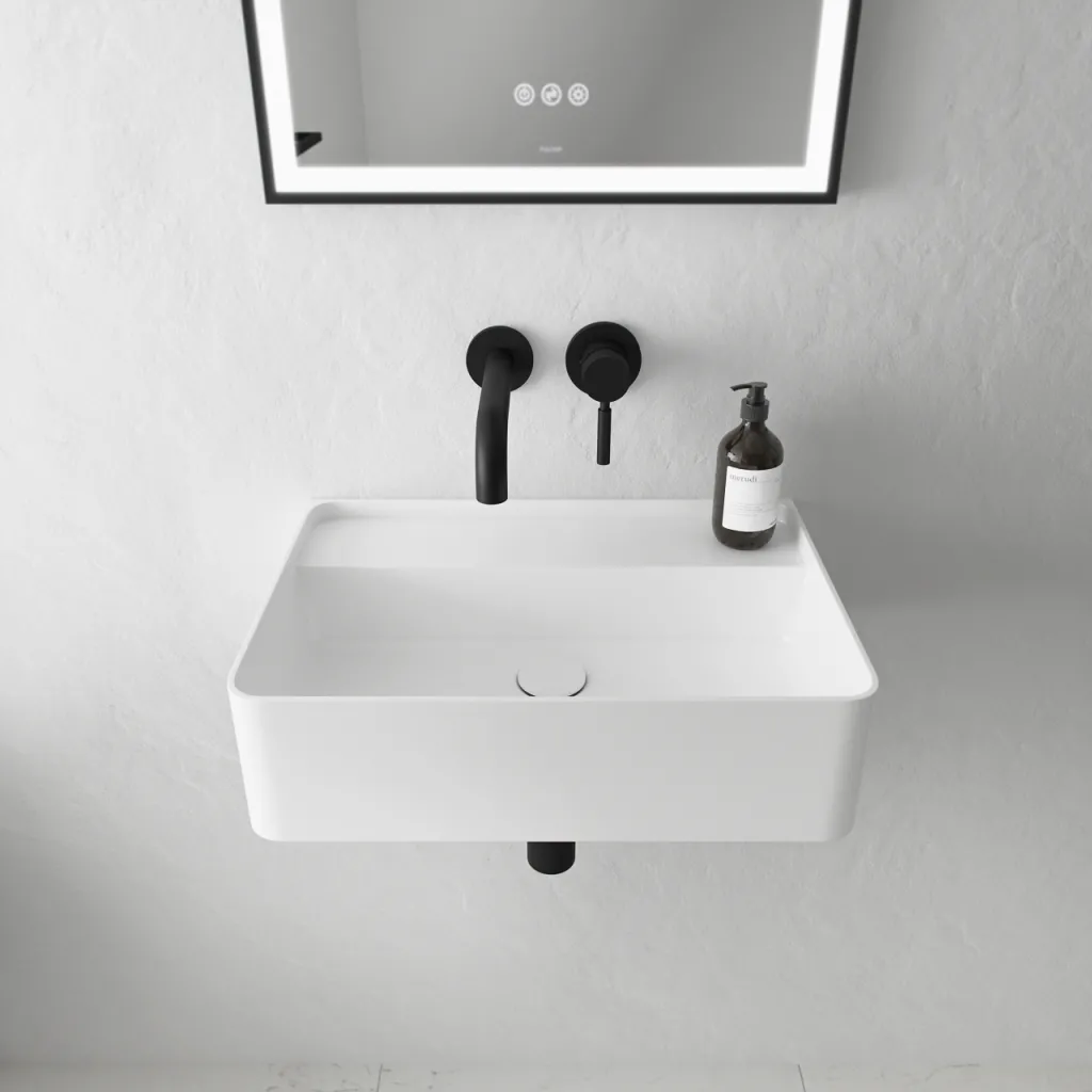 Coco 50 - Waschbecken 50x35 cm, Mathvid SolidTec®