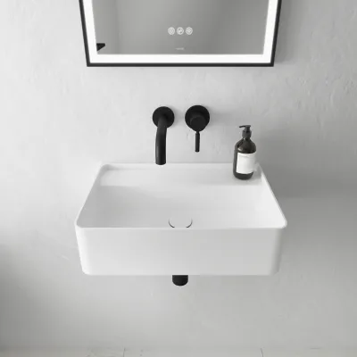 Coco 50 - Waschbecken 50x35 cm, Mathvid SolidTec®