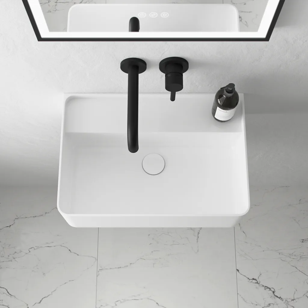 Coco 50 - Waschbecken 50x35 cm, Mathvid SolidTec®