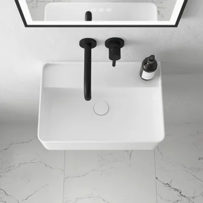 Coco 50 - Waschbecken 50x35 cm, Mathvid SolidTec®