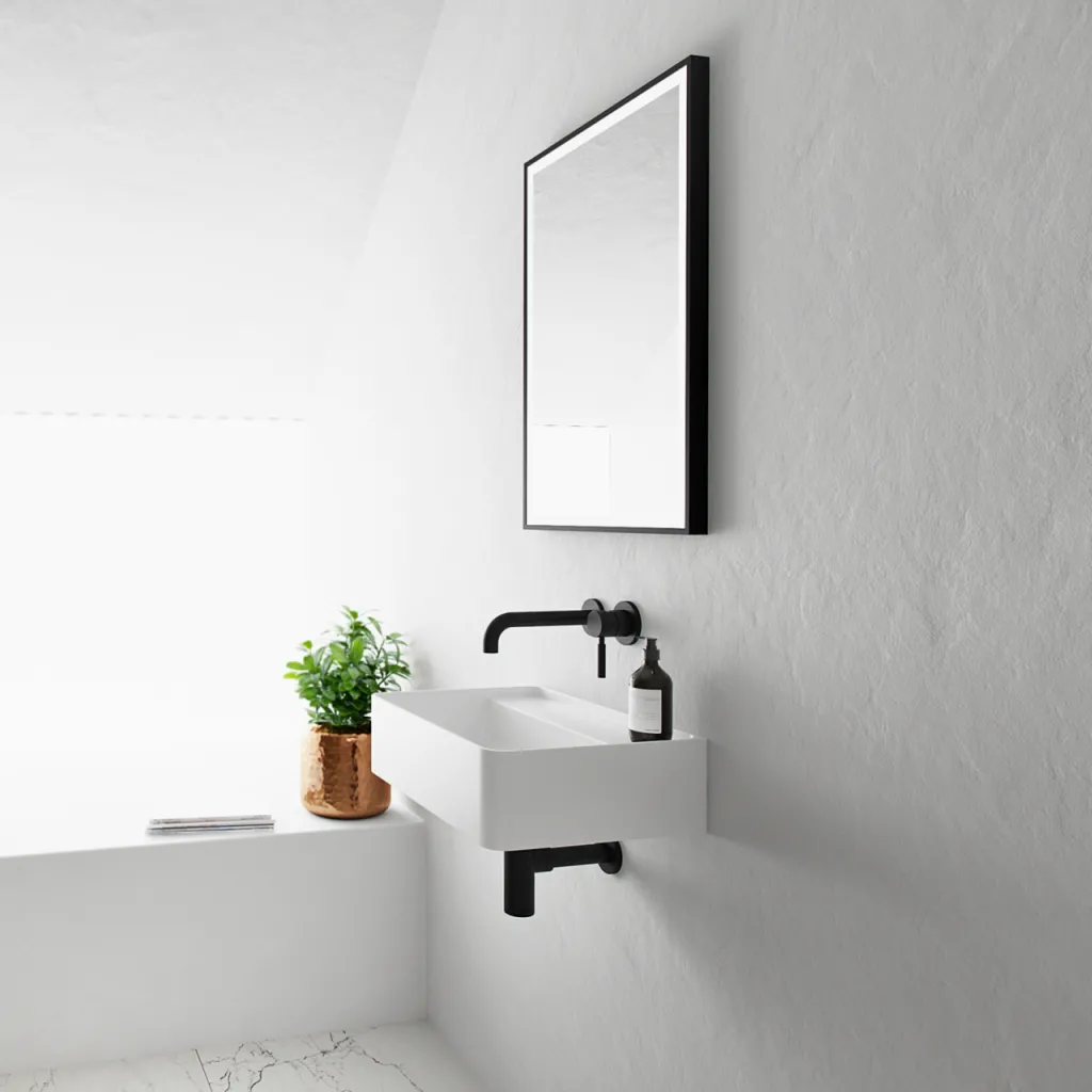 Coco 50 - Waschbecken 50x35 cm, Mathvid SolidTec®