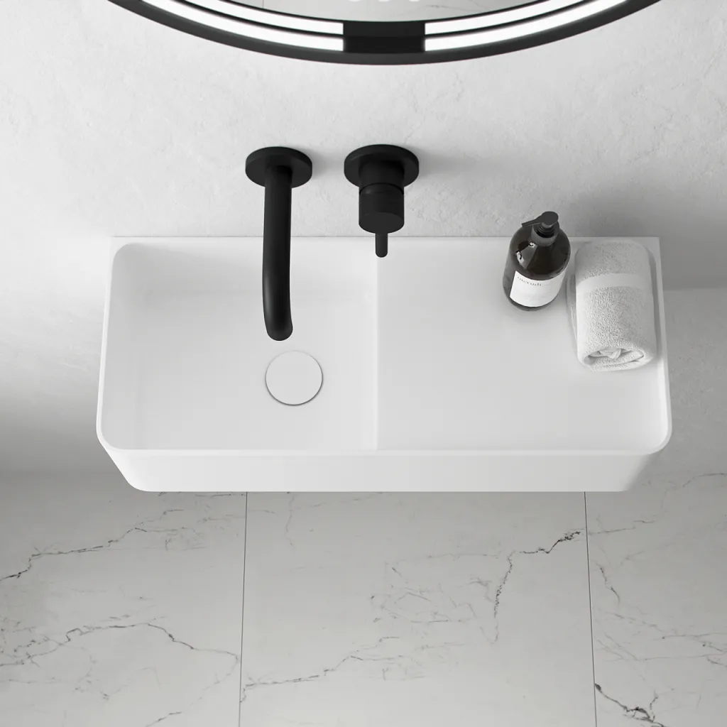 Coco 5L - Waschbecken 60x25 cm, Mathvid SolidTec®
