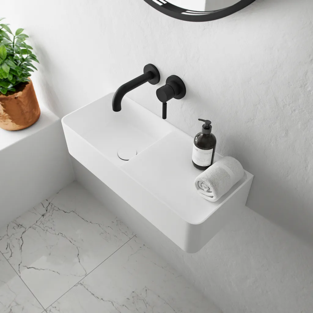 Coco 5L - Waschbecken 60x25 cm, Mathvid SolidTec®