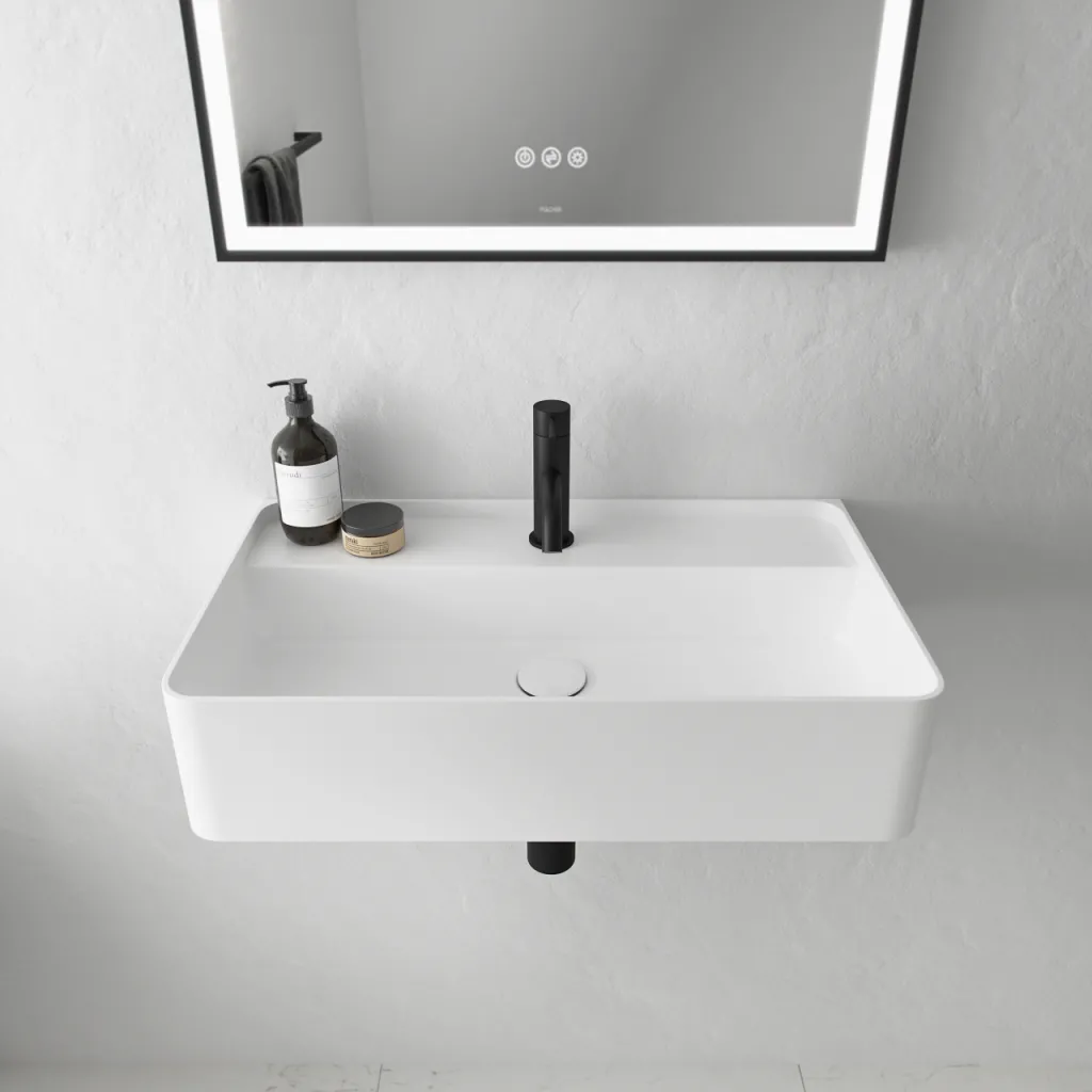 Coco 60 - Waschbecken 60x35 cm, Mathvid SolidTec®