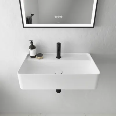 Coco 60 - Waschbecken 60x35 cm, Mathvid SolidTec®