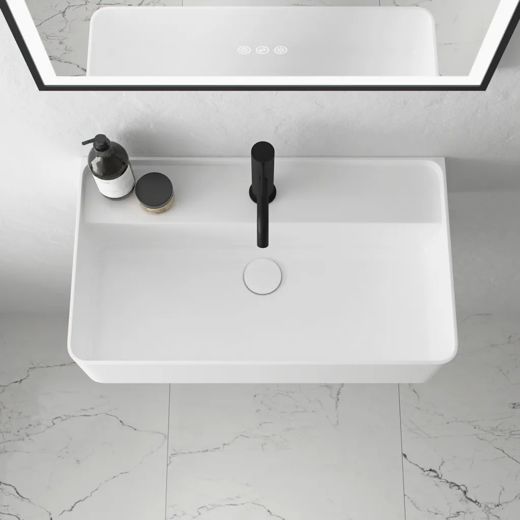 Coco 60 - Waschbecken 60x35 cm, Mathvid SolidTec®