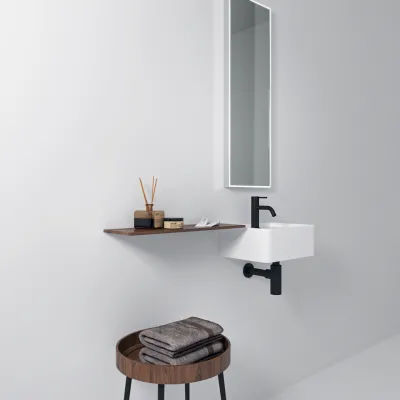 Coco 36 - 36x28 Waschbecken, Mattweiß SolidTec®