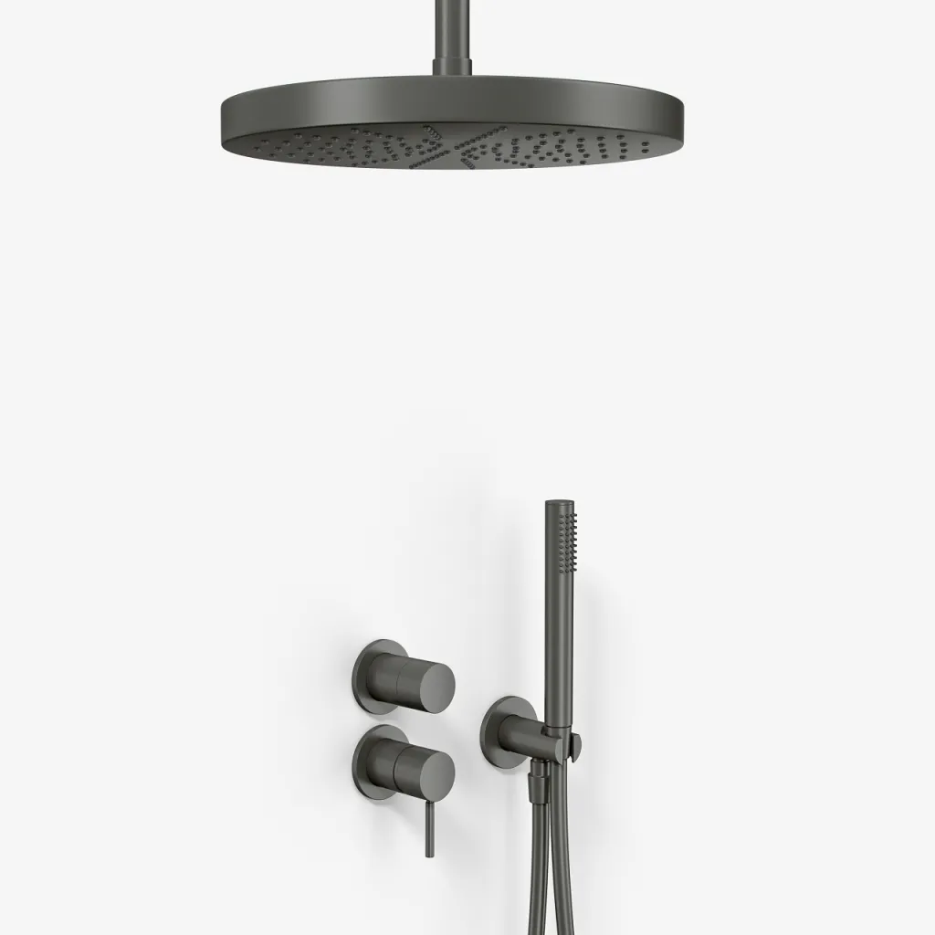 Semplice SBR901 S04 - Ø28 cm, Decke, PVD Matt Gun Metal