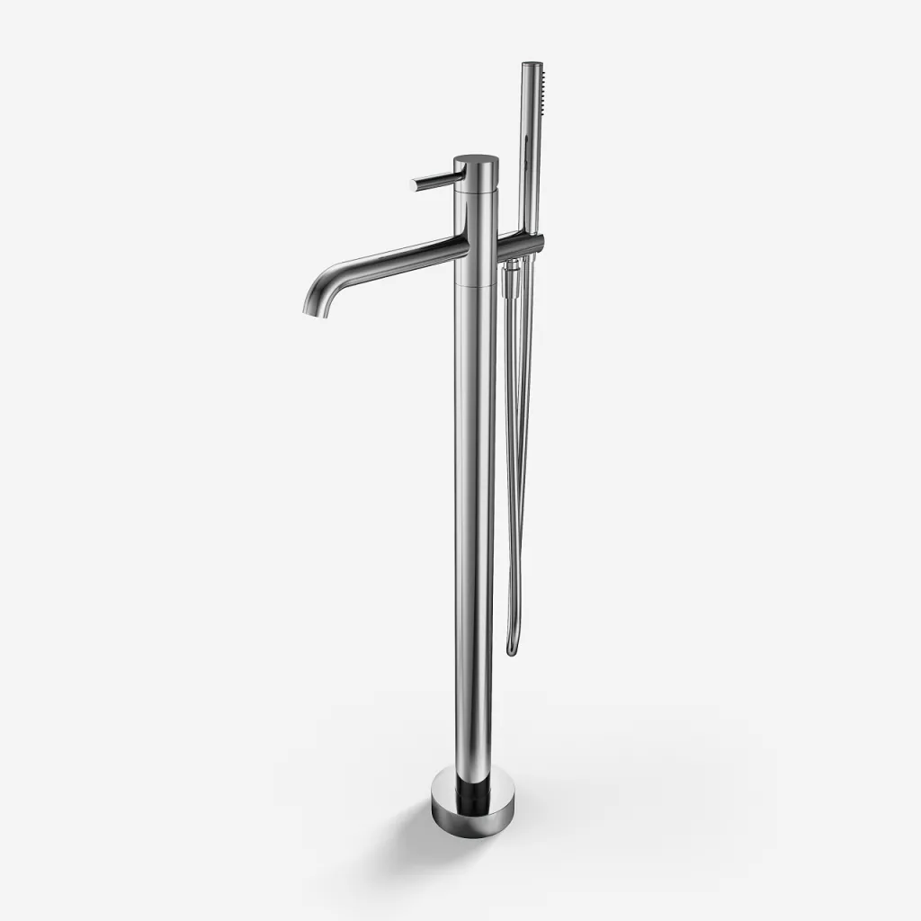 Semplice SQ2 - Freistehende Wannenarmatur, Chrom
