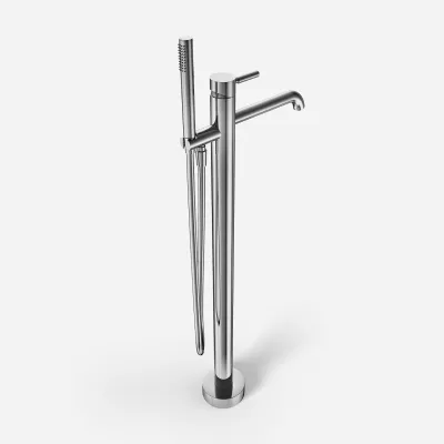 Semplice SQ2 - Freistehende Wannenarmatur, Chrom