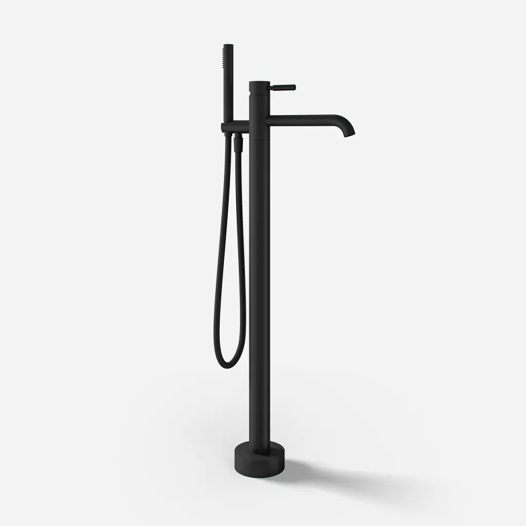 Semplice SQ2 - Freistehende Wannenarmatur, Mattschwarz