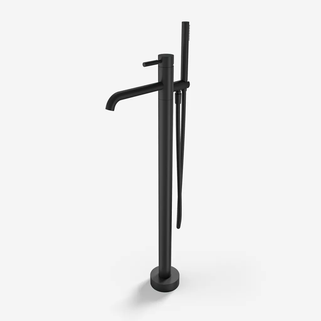 Semplice SQ2 - Freistehende Wannenarmatur, Mattschwarz