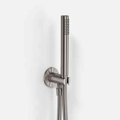 Semplice/Fly Classic SSH220 - Handbrauseset, PVD-gebürsteter Stahl