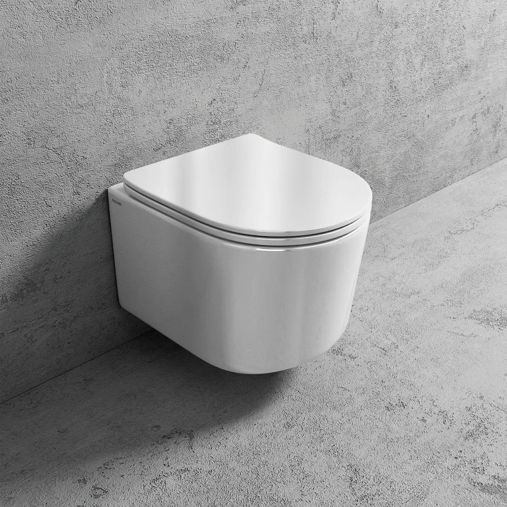 Soho PS2-18 - WC 49 cm, Weiß, Rimless + EasyClean Coat
