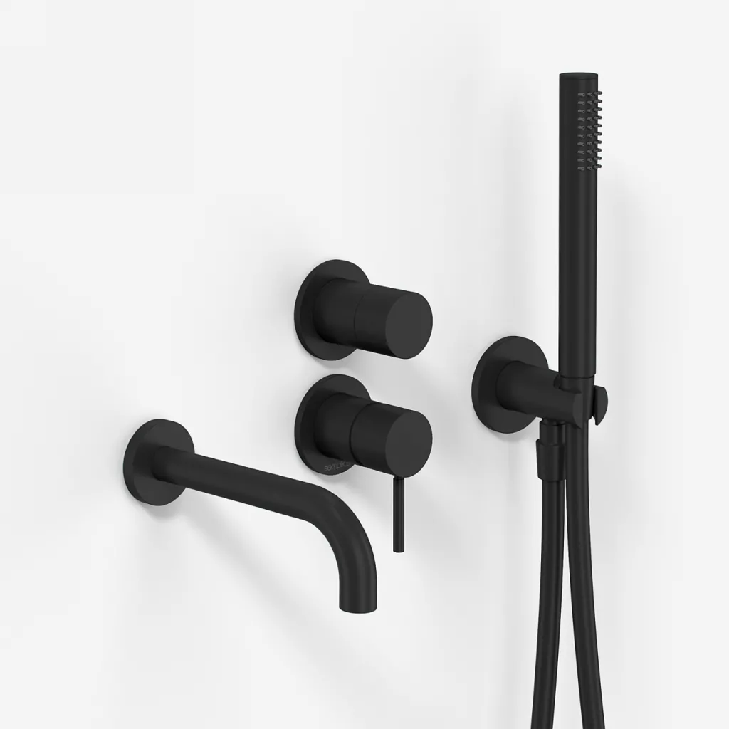 Semplice SBR901 S11 - Wannen-/Duscharmatur, Mattschwarz