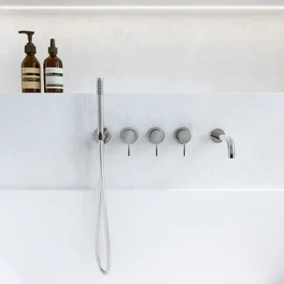 Semplice STB801 S11 - Thermostatset Wanne/Dusche, Chrom
