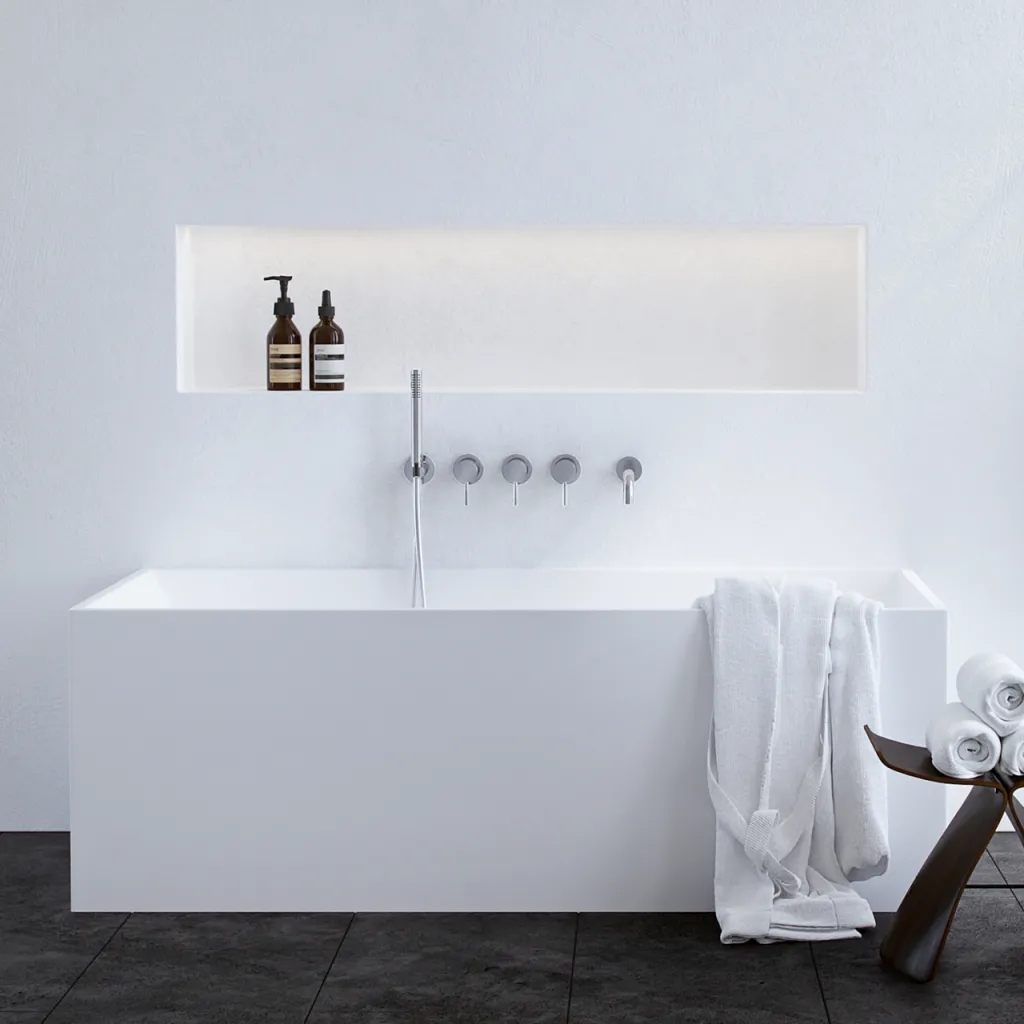 Semplice STB801 S11 - Thermostatset Wanne/Dusche, Chrom