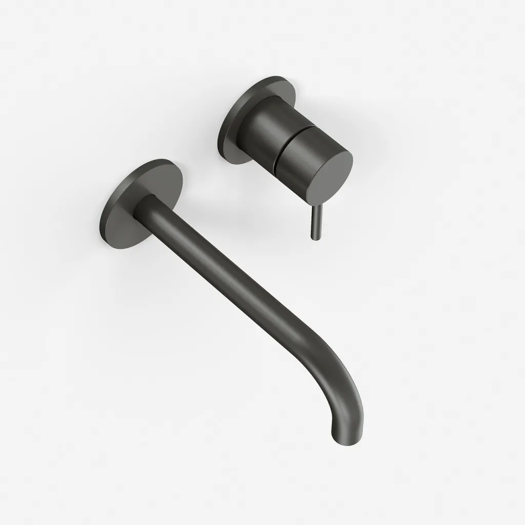 Semplice SHV502 S02 - 19 cm Auslauf, PVD Matt Gun Metal