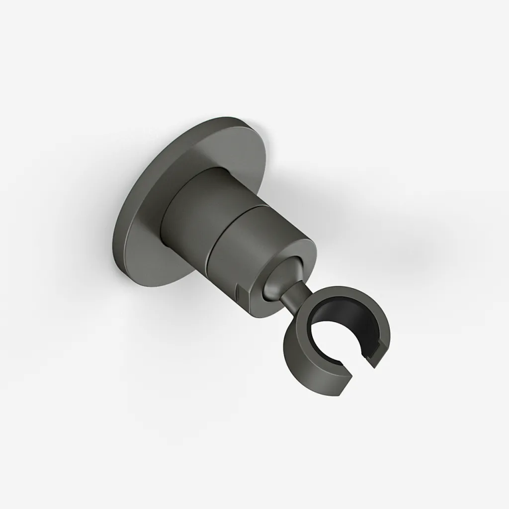 Semplice SSP510 - Duschhalter, Wand, PVD Matt Gun Metal