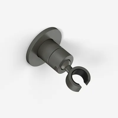 Semplice SSP510 - Duschhalter, Wand, PVD Matt Gun Metal