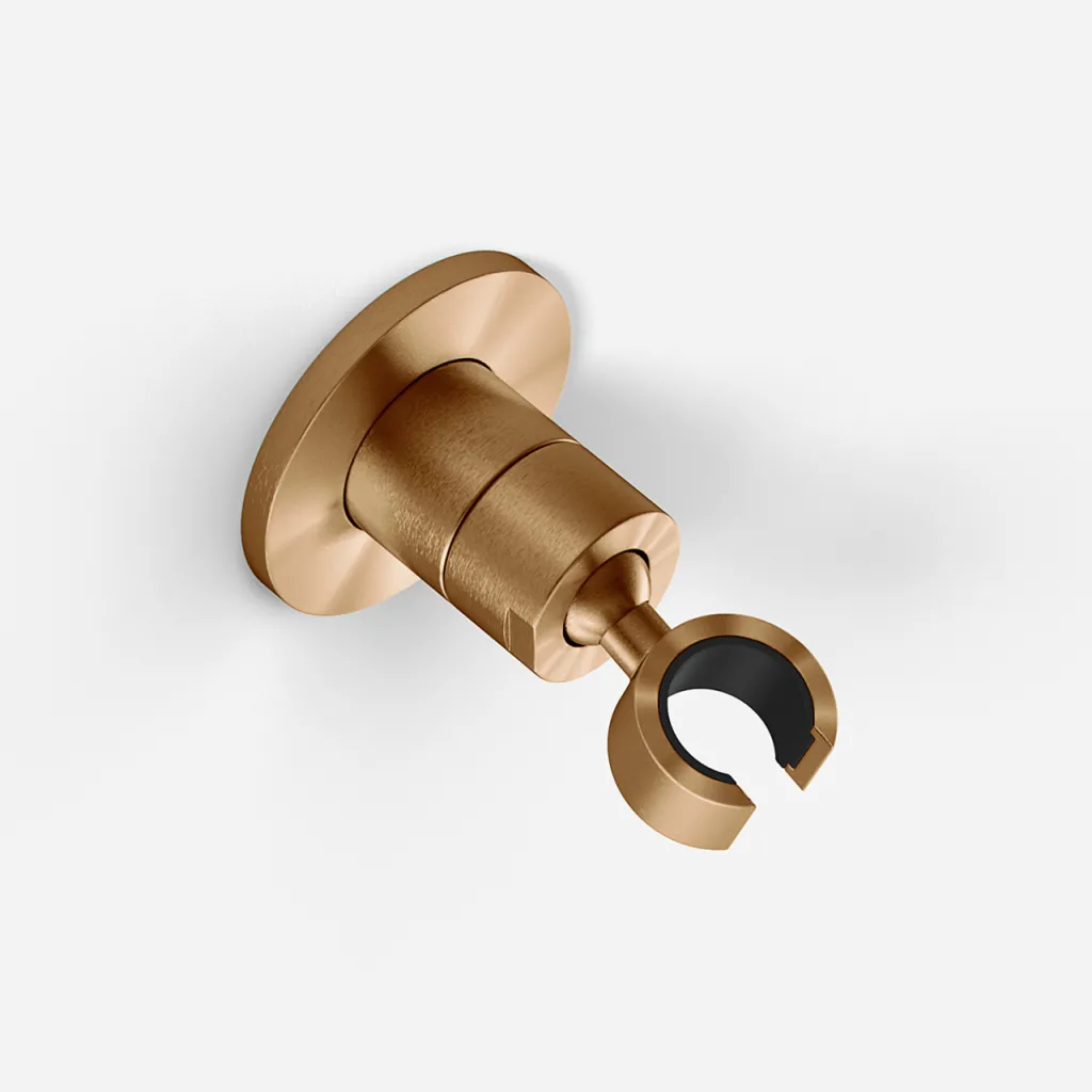 Semplice SSP510 - Duschhalter, Wand, PVD gebürstetes Kupfer