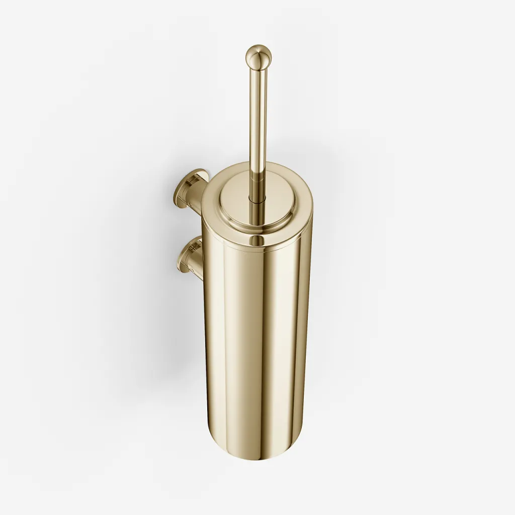 Hassel&Teudt H33W - Toilettenbürste zur Wandmontage, Messing poliert, natur
