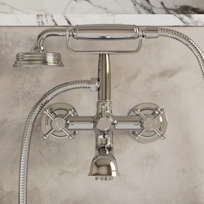 Hassel&Teudt HBK701 - Wannen- & Duschmischer, Chrom
