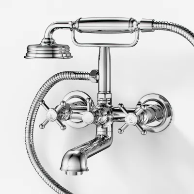 Hassel&Teudt HBK701 - Wannen- & Duschmischer, Chrom
