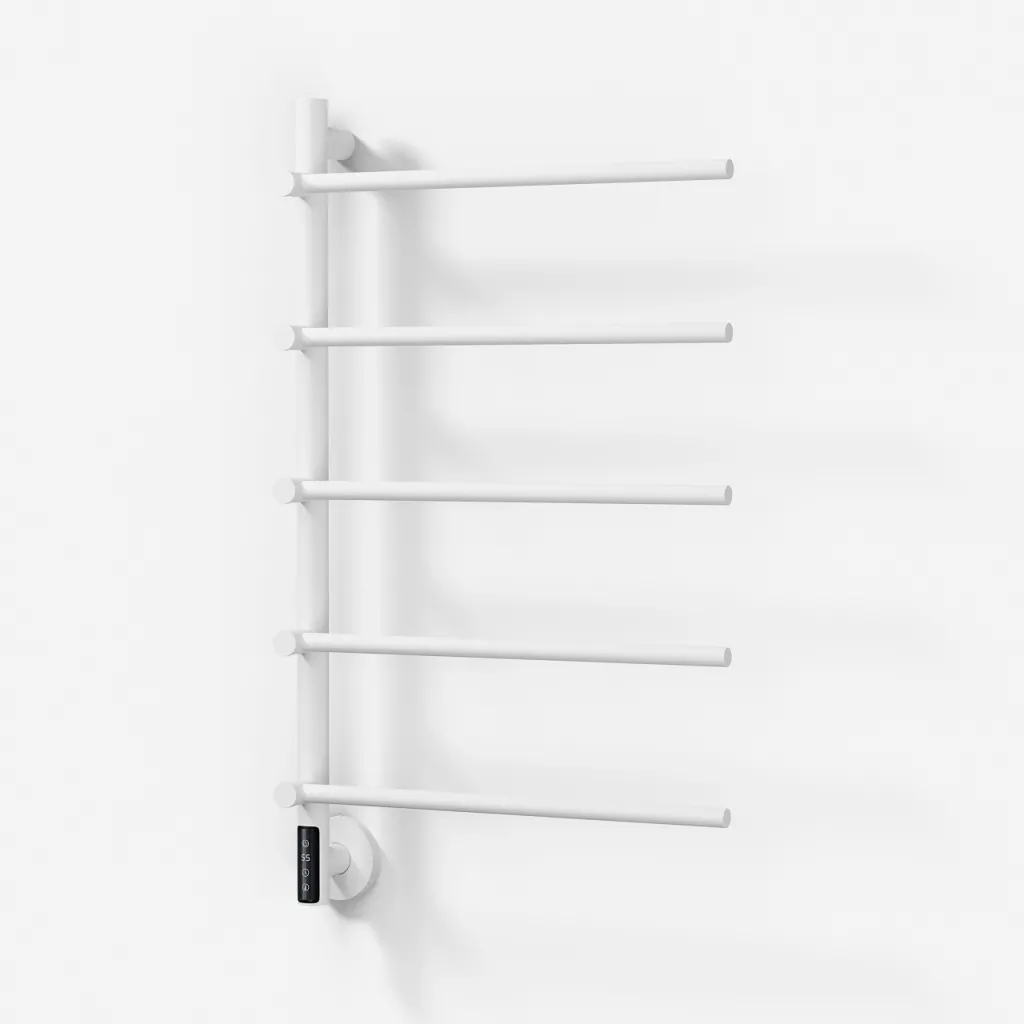 Pulcher® Semplice PS05 -  Elektrischer Handtuchwärmer, 48 x 80 cm, Mattweiß