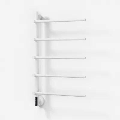 Pulcher® Semplice PS05 -  Elektrischer Handtuchwärmer, 48 x 80 cm, Mattweiß
