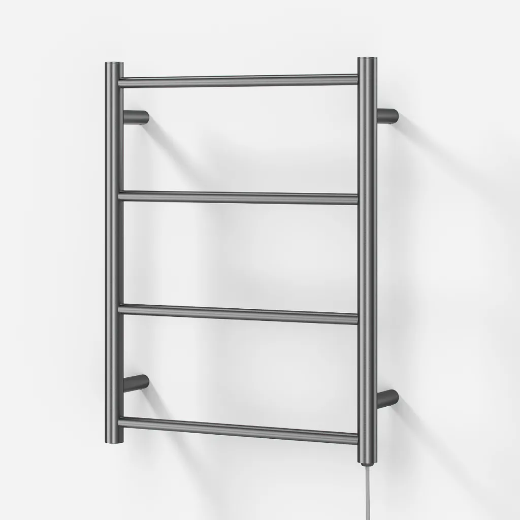 Pulcher Minimalism PM64 - Elektrischer Handtuchwärmer, 50 x 64 cm, gebürsteter Edelstahl