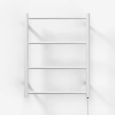 Pulcher Minimalism PM64 - Elektrischer Handtuchwärmer, 50 x 64 cm, Mattweiß