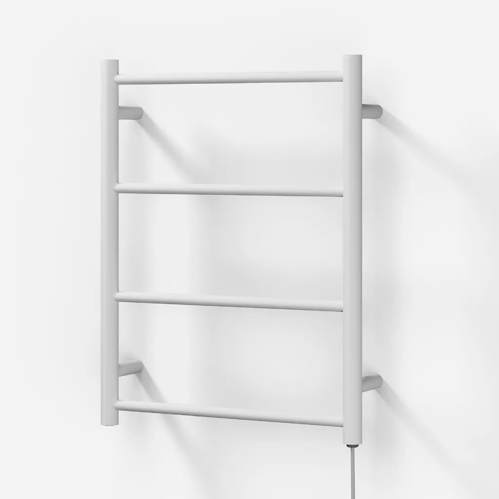 Pulcher Minimalism PM64 - Elektrischer Handtuchwärmer, 50 x 64 cm, Mattweiß