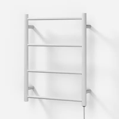 Pulcher Minimalism PM64 - Elektrischer Handtuchwärmer, 50 x 64 cm, Mattweiß