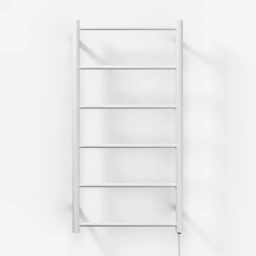 Pulcher Minimalism PM96 - Elektrischer Handtuchwärmer, 50 x 96h cm, Mattweiß