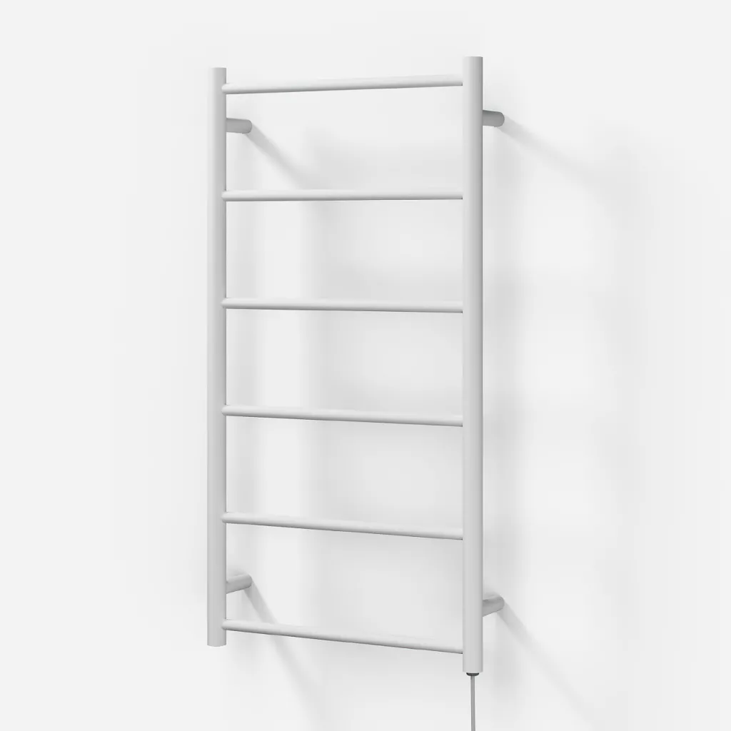 Pulcher Minimalism PM96 - Elektrischer Handtuchwärmer, 50 x 96h cm, Mattweiß