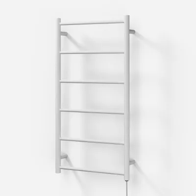 Pulcher Minimalism PM96 - Elektrischer Handtuchwärmer, 50 x 96h cm, Mattweiß