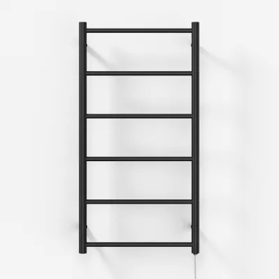 Pulcher Minimalism PM96 - Elektrischer Handtuchwärmer, 50 x 96h cm, Mattschwarz