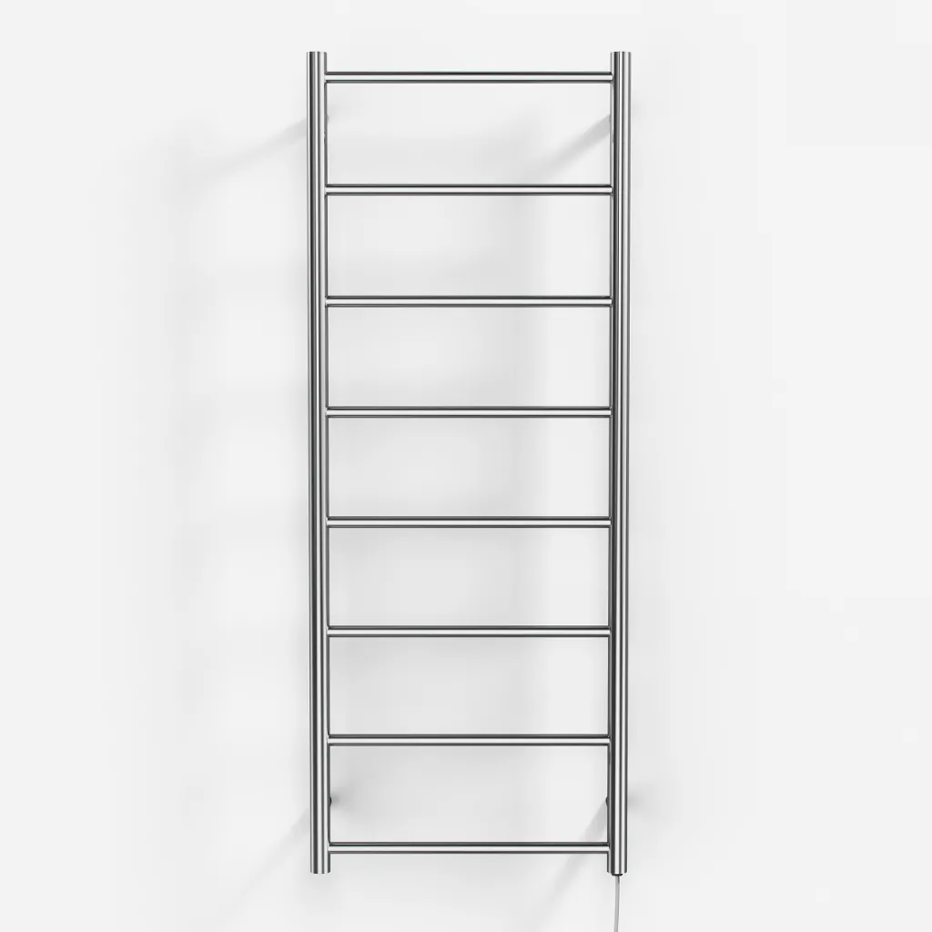 Pulcher Minimalism PM128 - Elektrischer Handtuchwärmer, 50 x 128 cm. Chrom