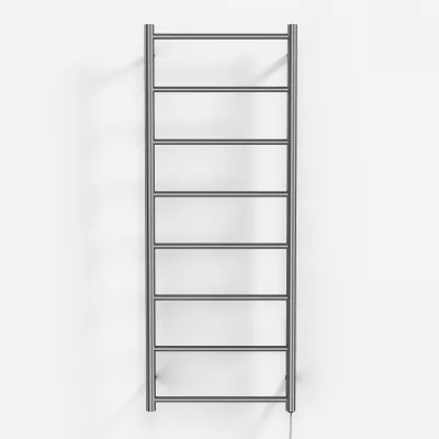 Pulcher Minimalism PM128 - Elektrischer Handtuchwärmer, 50 x 128 cm, gebürsteter Edelstahl