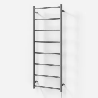 Pulcher Minimalism PM128 - Elektrischer Handtuchwärmer, 50 x 128 cm, gebürsteter Edelstahl