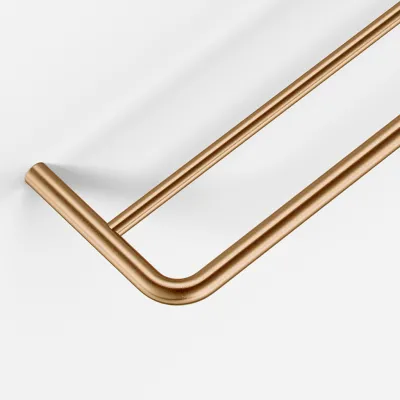 Semplice PS20-60 - Doppelter Handtuchhalter, PVD gebürstetes Kupfer