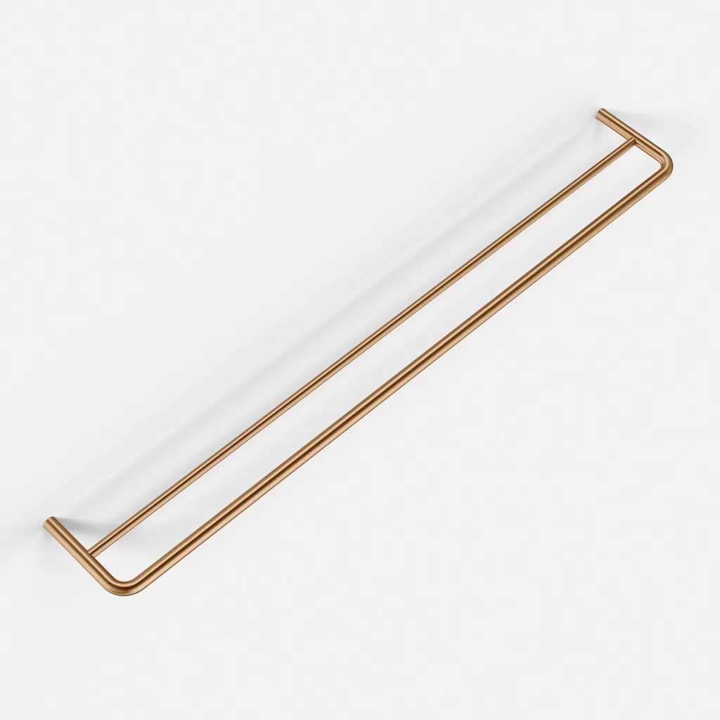 Semplice PS20-80 - Doppelter Handtuchhalter, PVD gebürstetes Kupfer