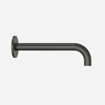 Semplice SSP2222 - Auslauf Ø22 mm Länge 22 cm Rosette Ø65 mm, PVD Matt Gun Metal