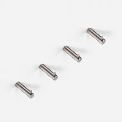 Semplice PS18 S01 - 4 x Haken, PVD-gebürsteter Stahl